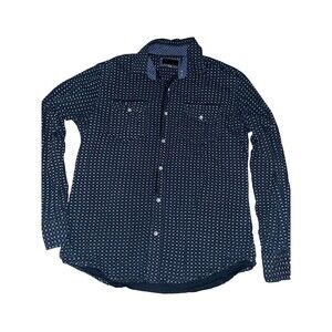 Steve’s Jeans Long Sleeve Shirt Size Medium With Western Style Pockets